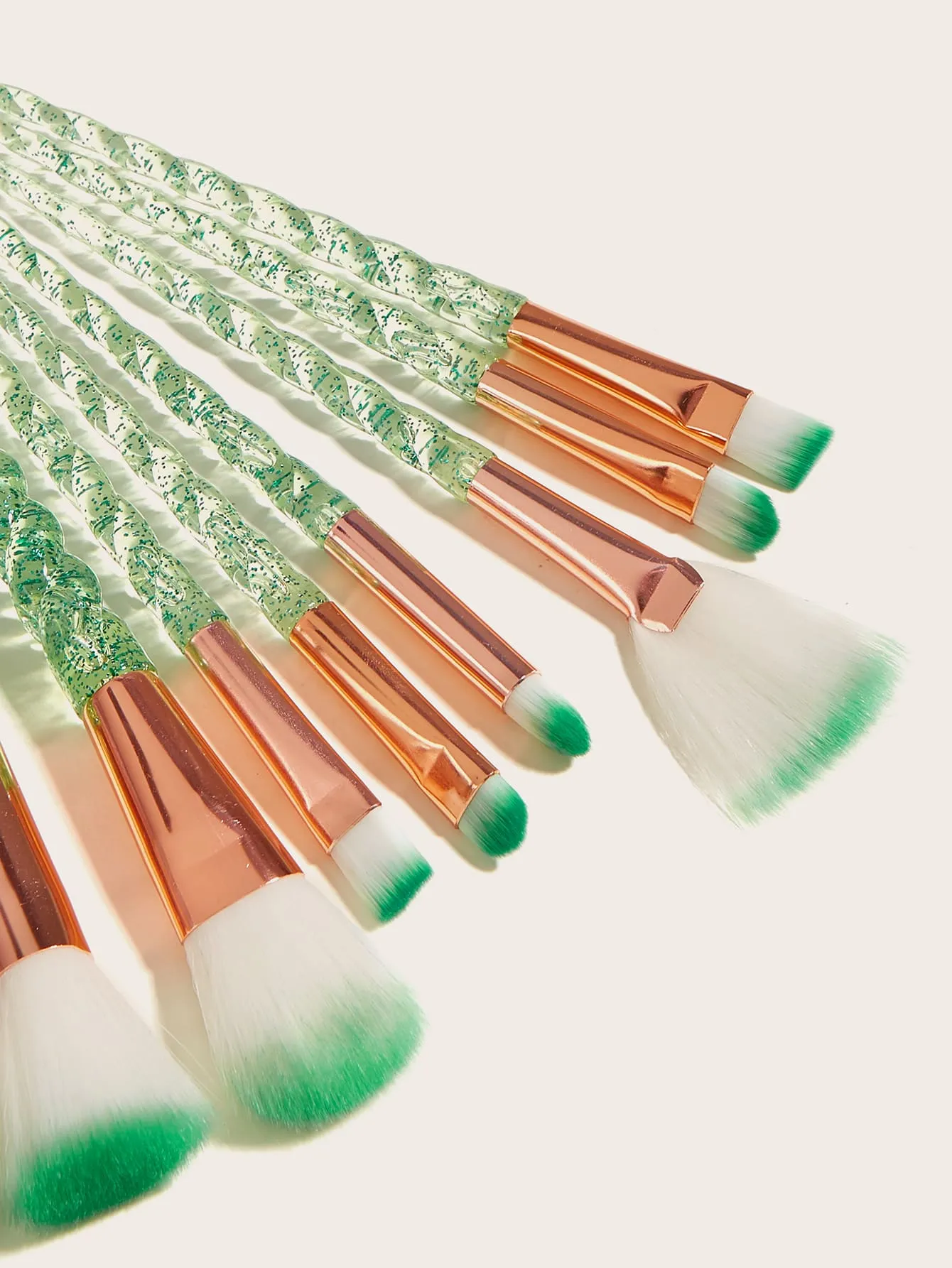10pcs Threaded Rod Makeup Brush