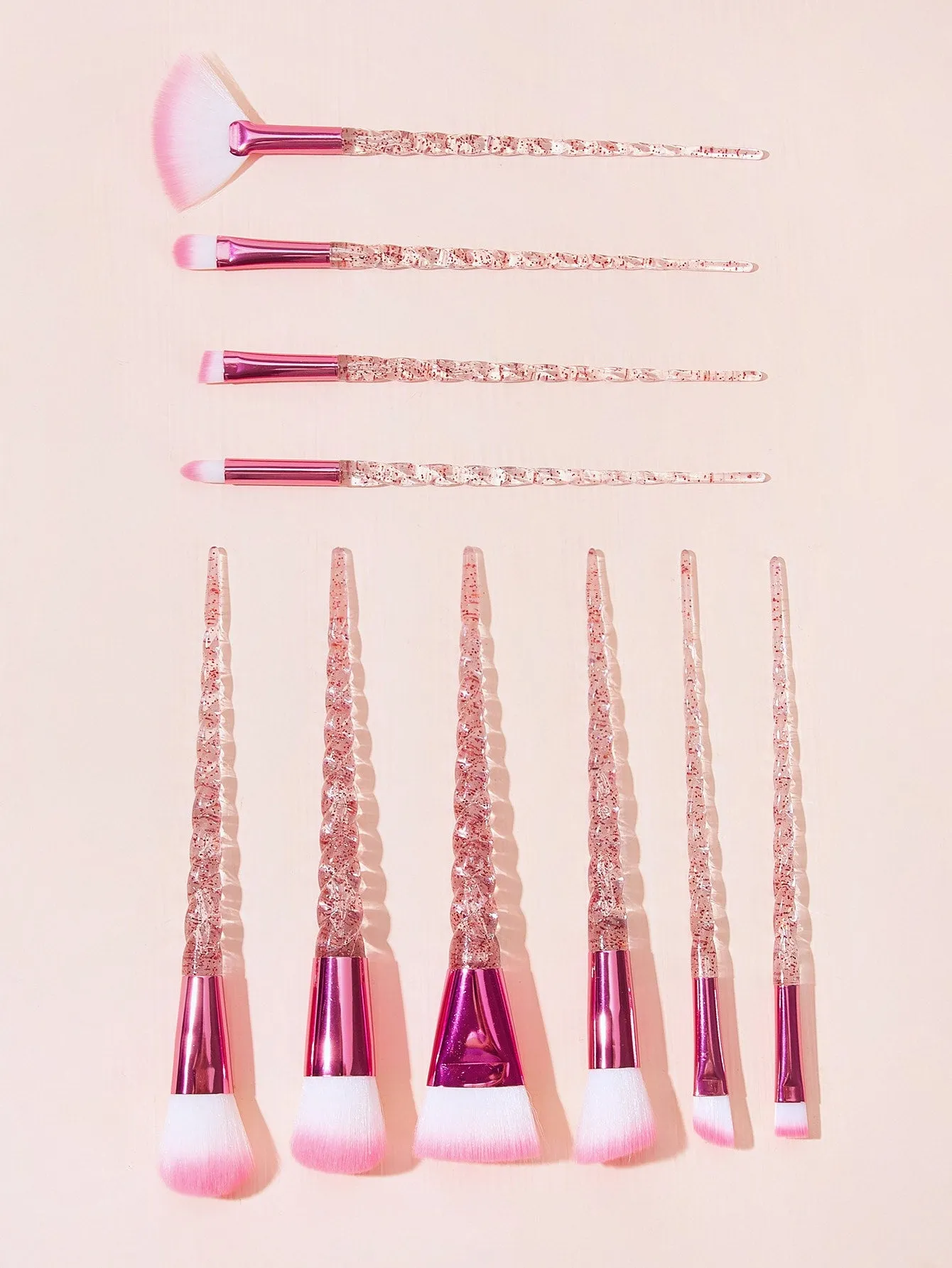 10pcs Threaded Rod Makeup Brush