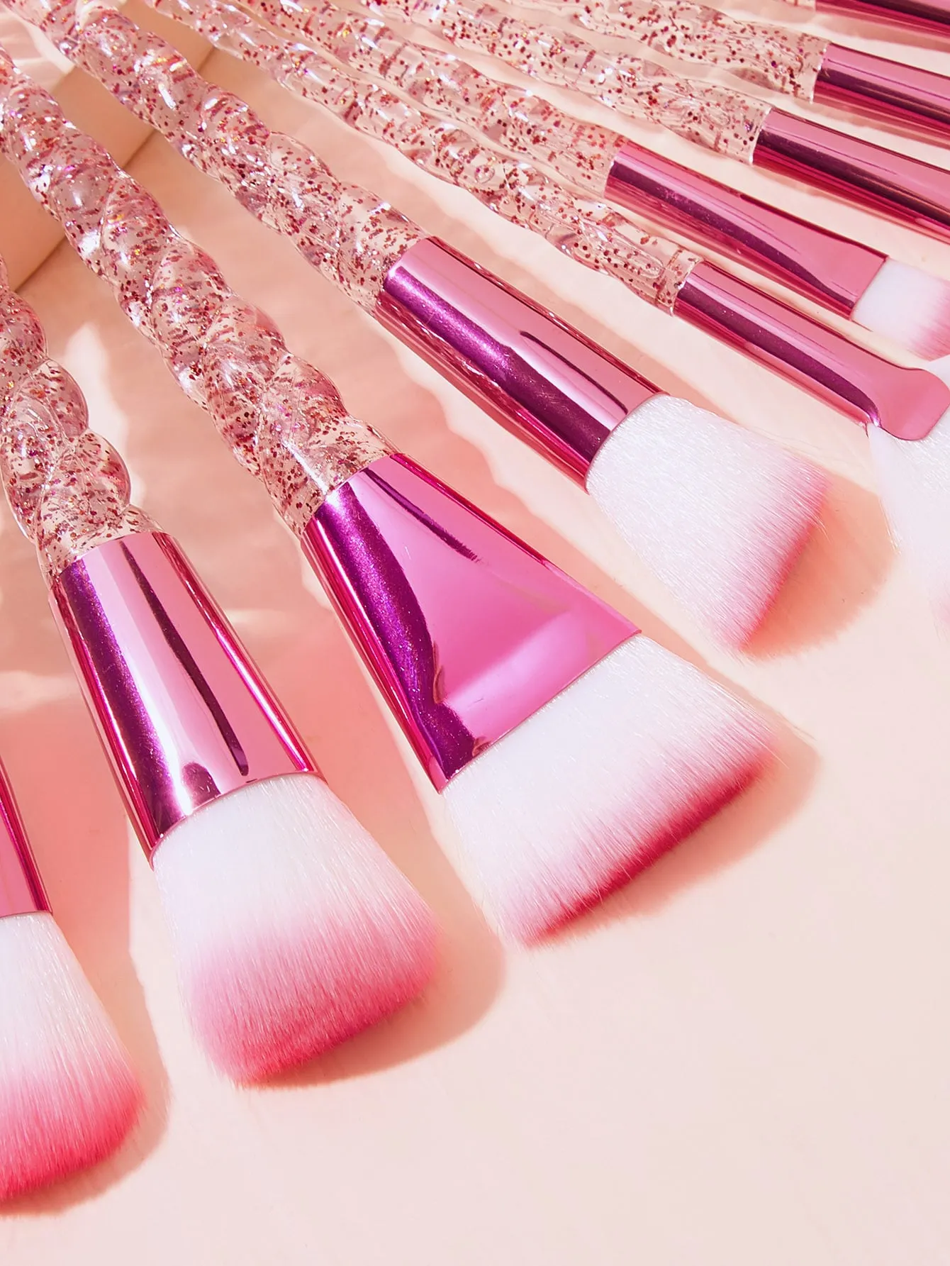 10pcs Threaded Rod Makeup Brush