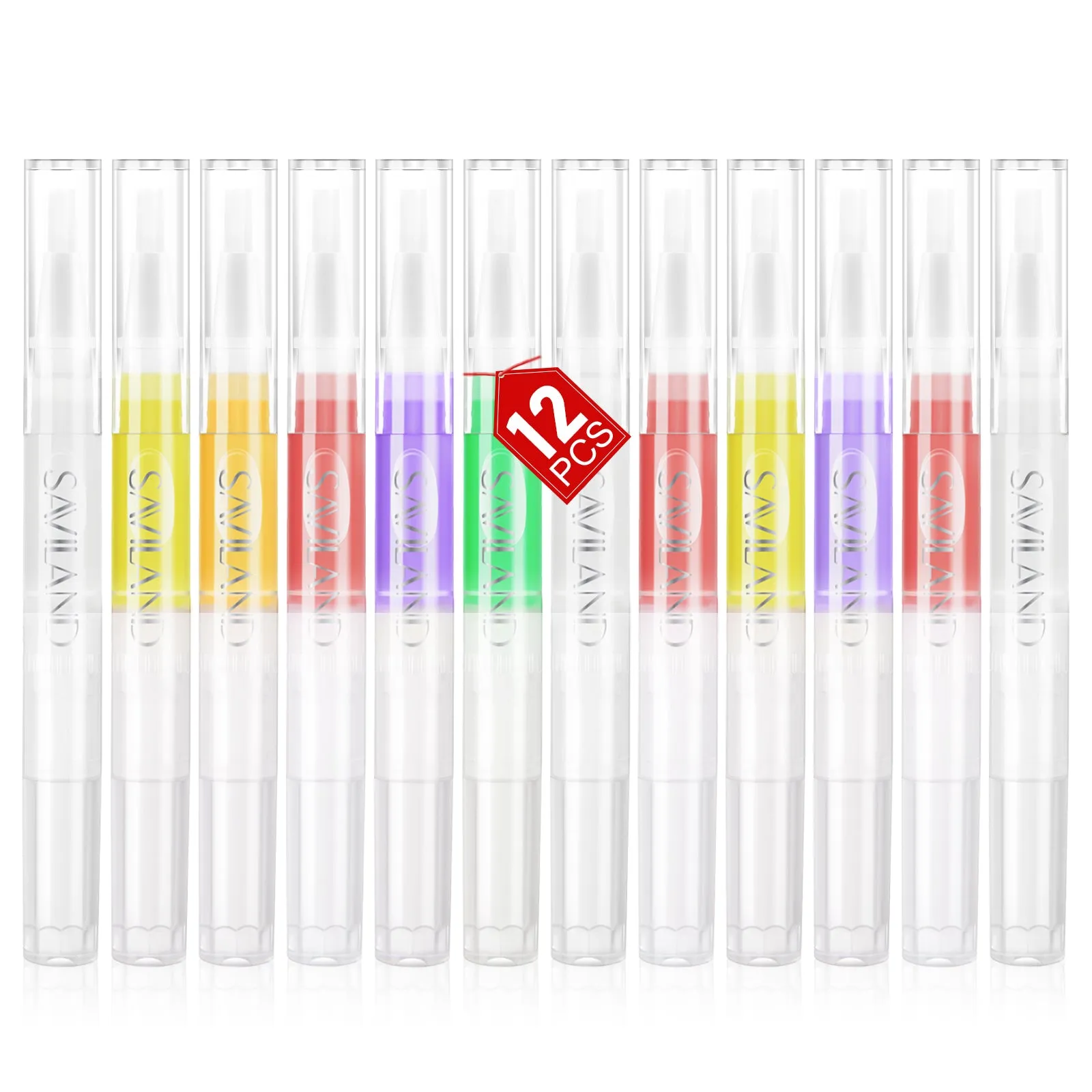 12PCS Cuticle Oil Pens - Nourishing Nail Treatment Kit