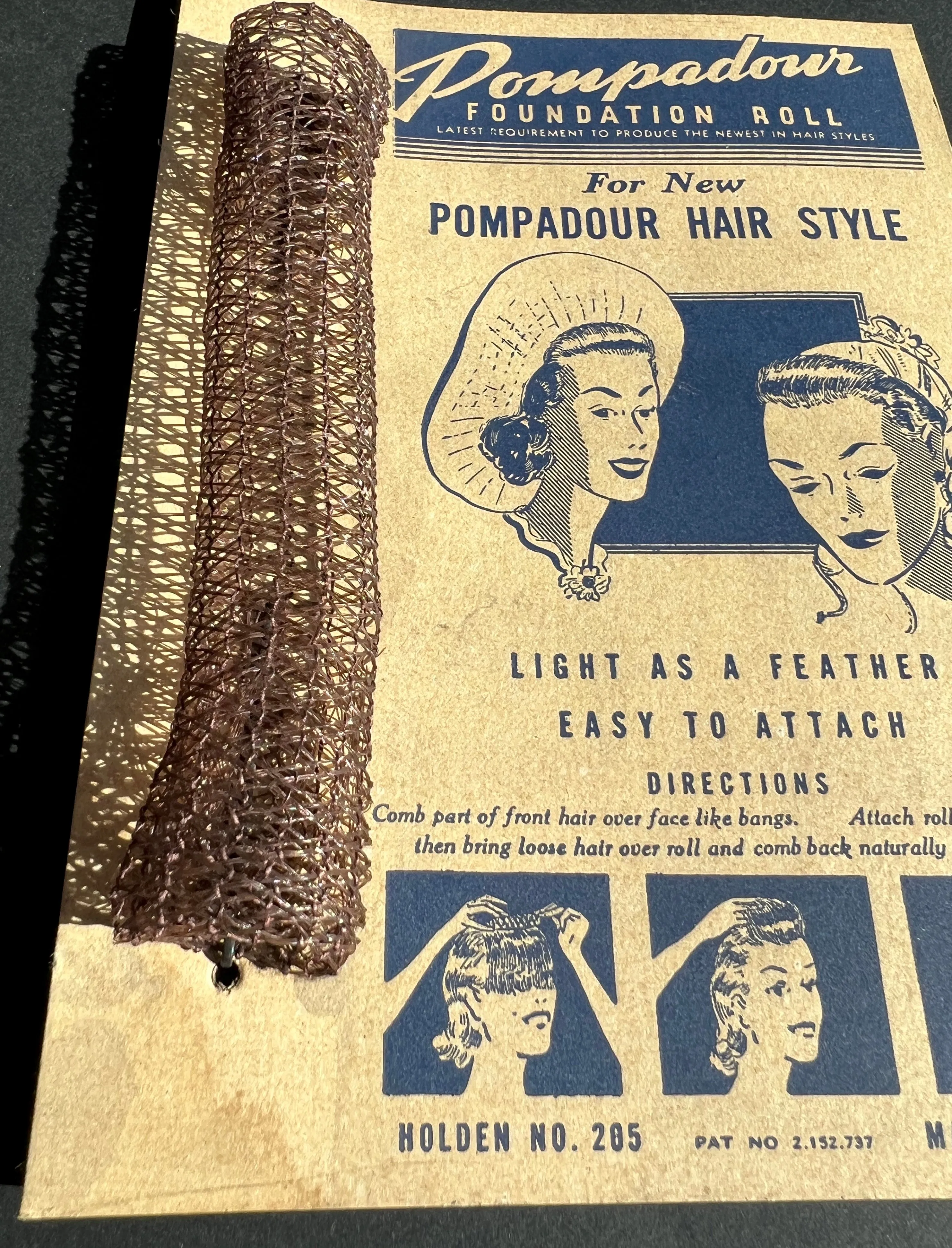 1930/40s Pompadour Foundation Roll