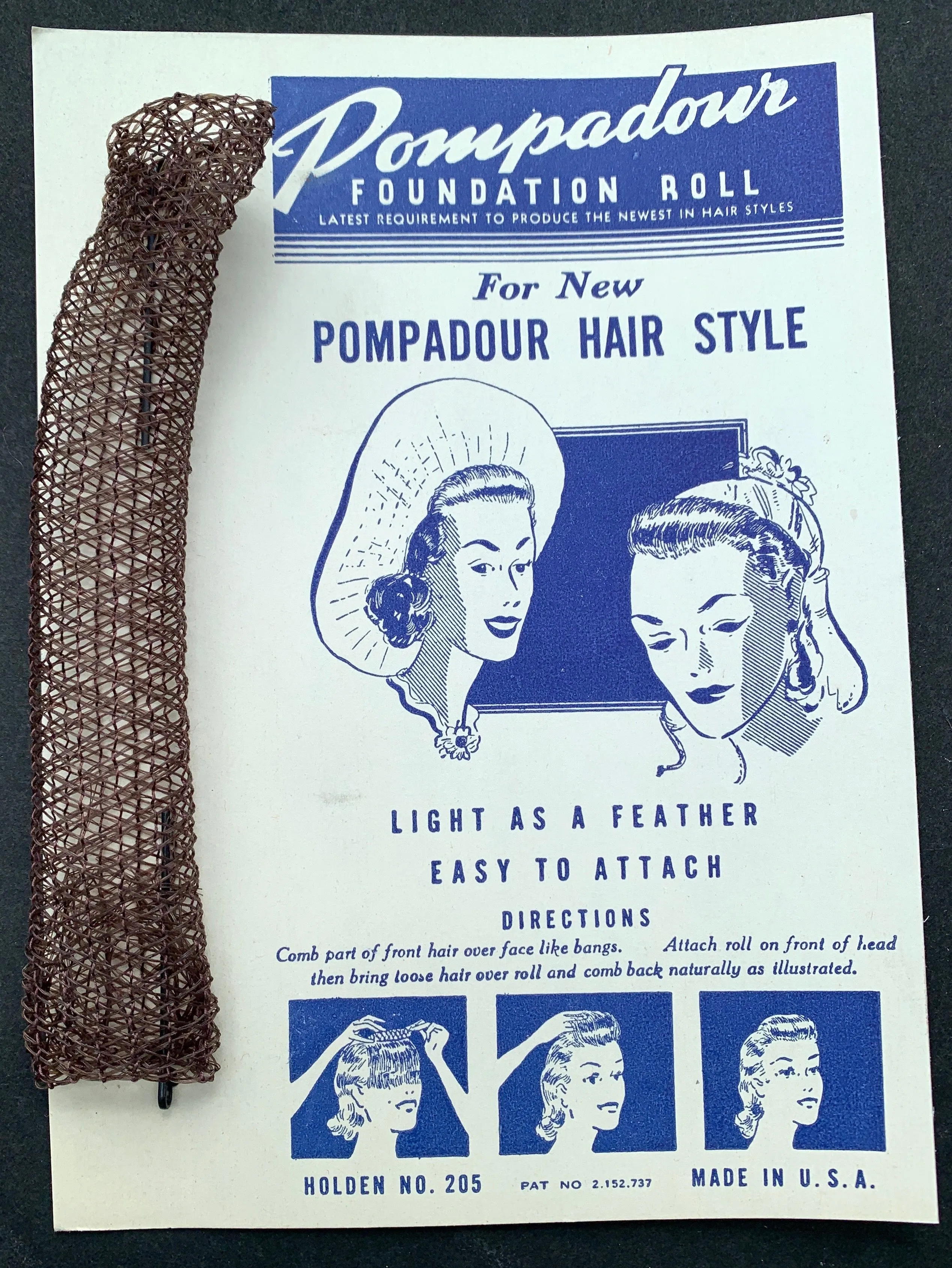 1930/40s Pompadour Foundation Roll
