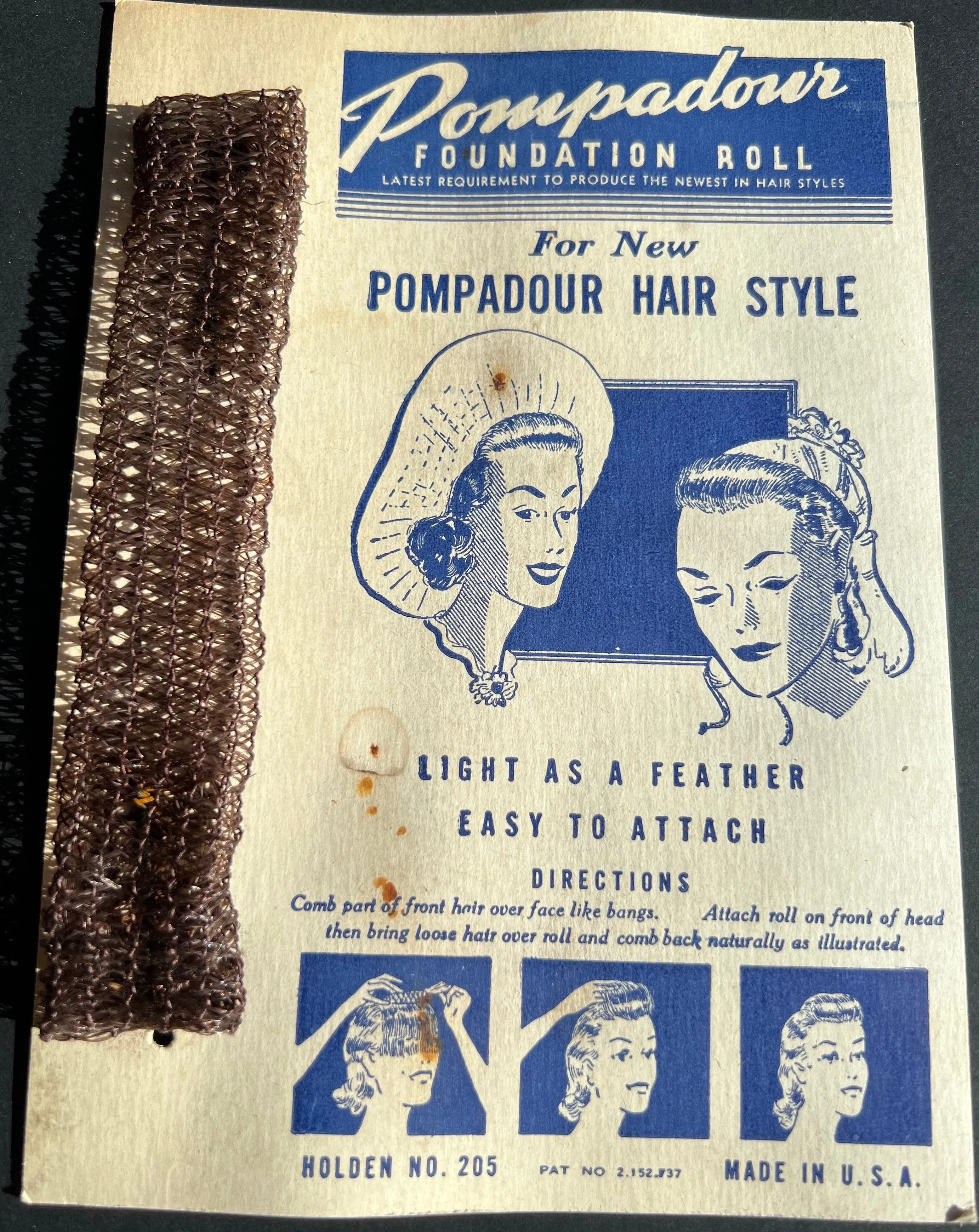 1930/40s Pompadour Foundation Roll