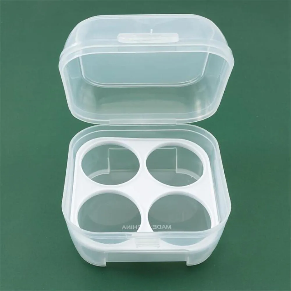 4pcs Foundation Makeup Blender Cosmetic Puff Sponge with Storage Box