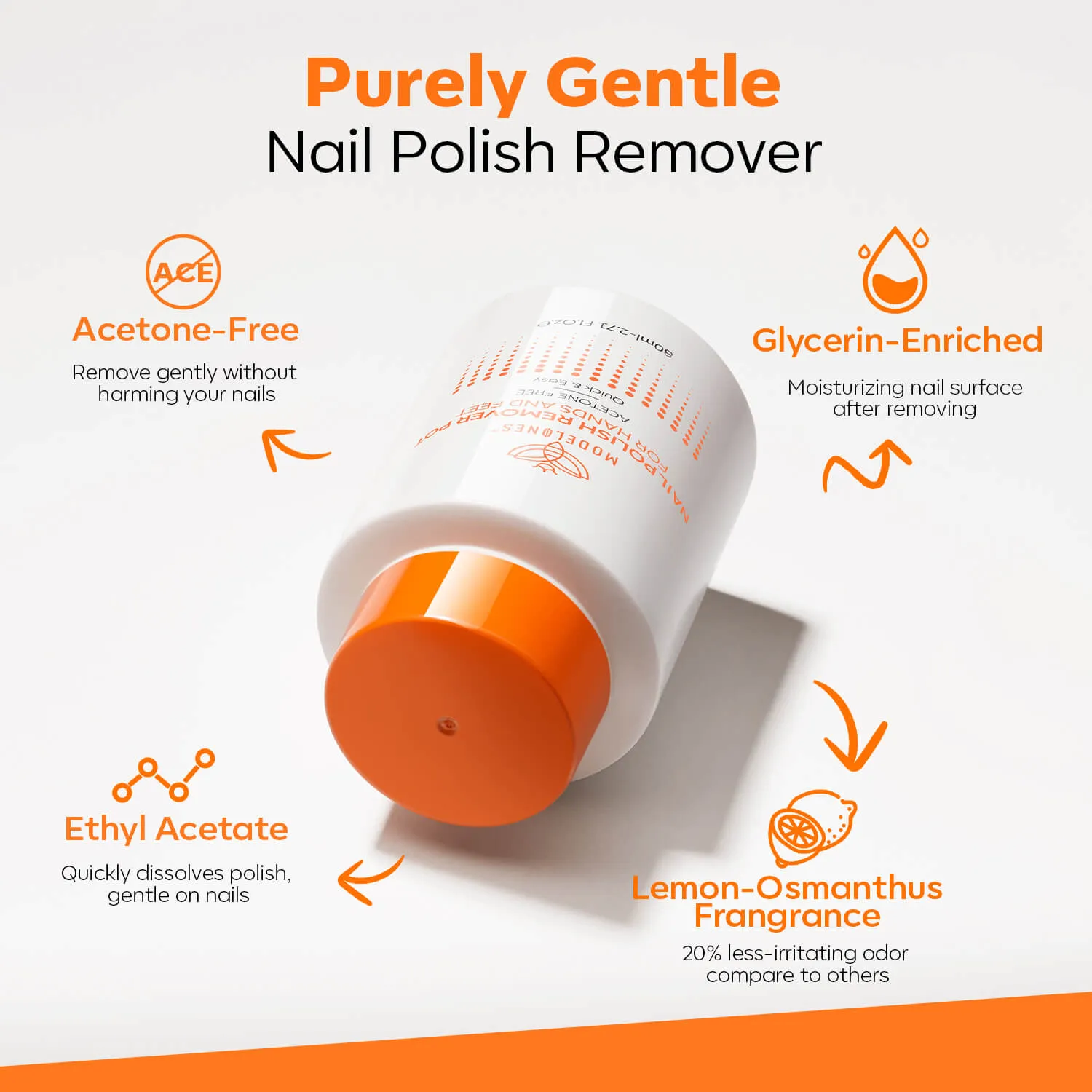 Acetone-Free Polish Removing Pot 80ml