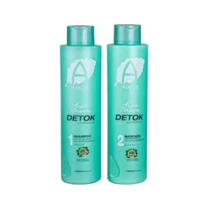 Adlux Detox White Clay Hair Volume Reducer Treatment Kit 2x 1L / 2x 33.28 fl oz