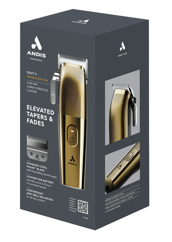 Andis Envy II Premium Gold Clipper