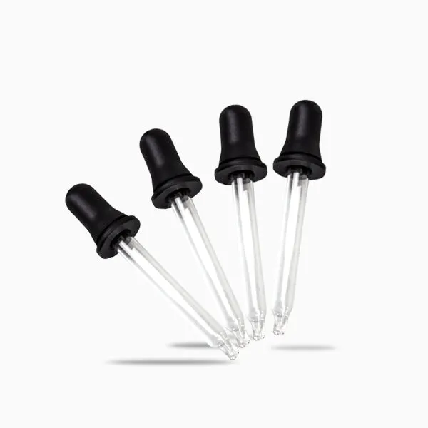 Barneys Clear Glass Dropper - Pack of 4