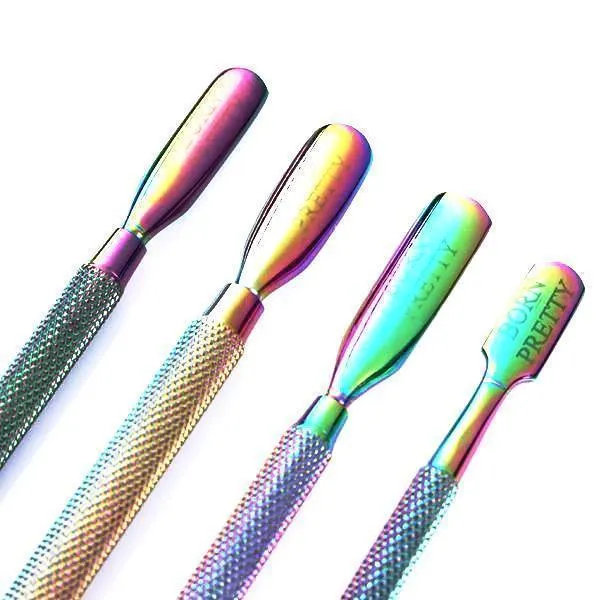 Born Pretty - Rainbow Cuticle Pushers Set of 4
