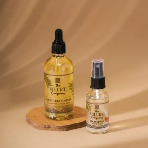 Combo of 2 Products: Curry Leaf Hair Oil   Neem & Palash Hair Spray