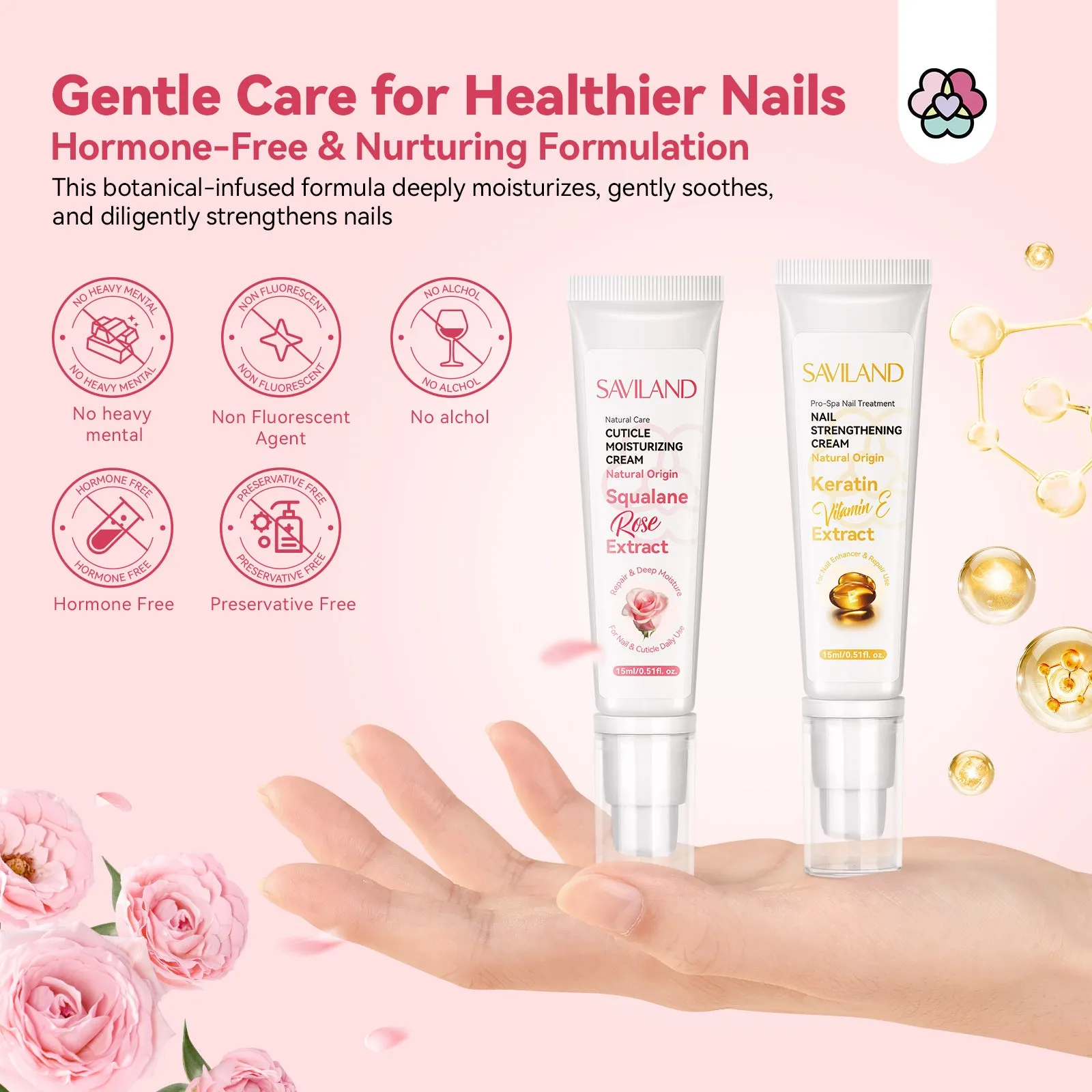 Cuticle Cream - 2PCS, 15ML, Organic Nail Care