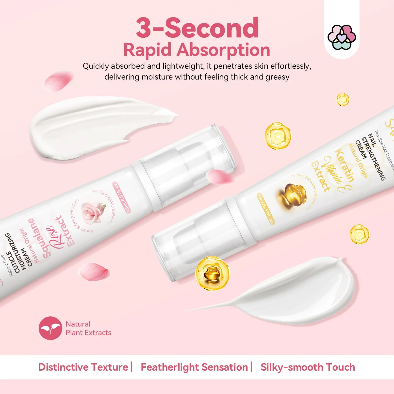 Cuticle Cream - 2PCS, 15ML, Organic Nail Care