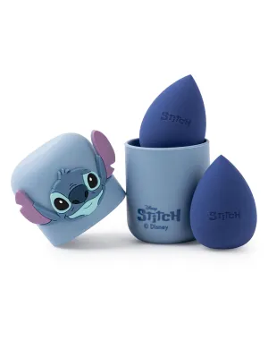 Disney Stitch Womens Blue Makeup Sponge Set
