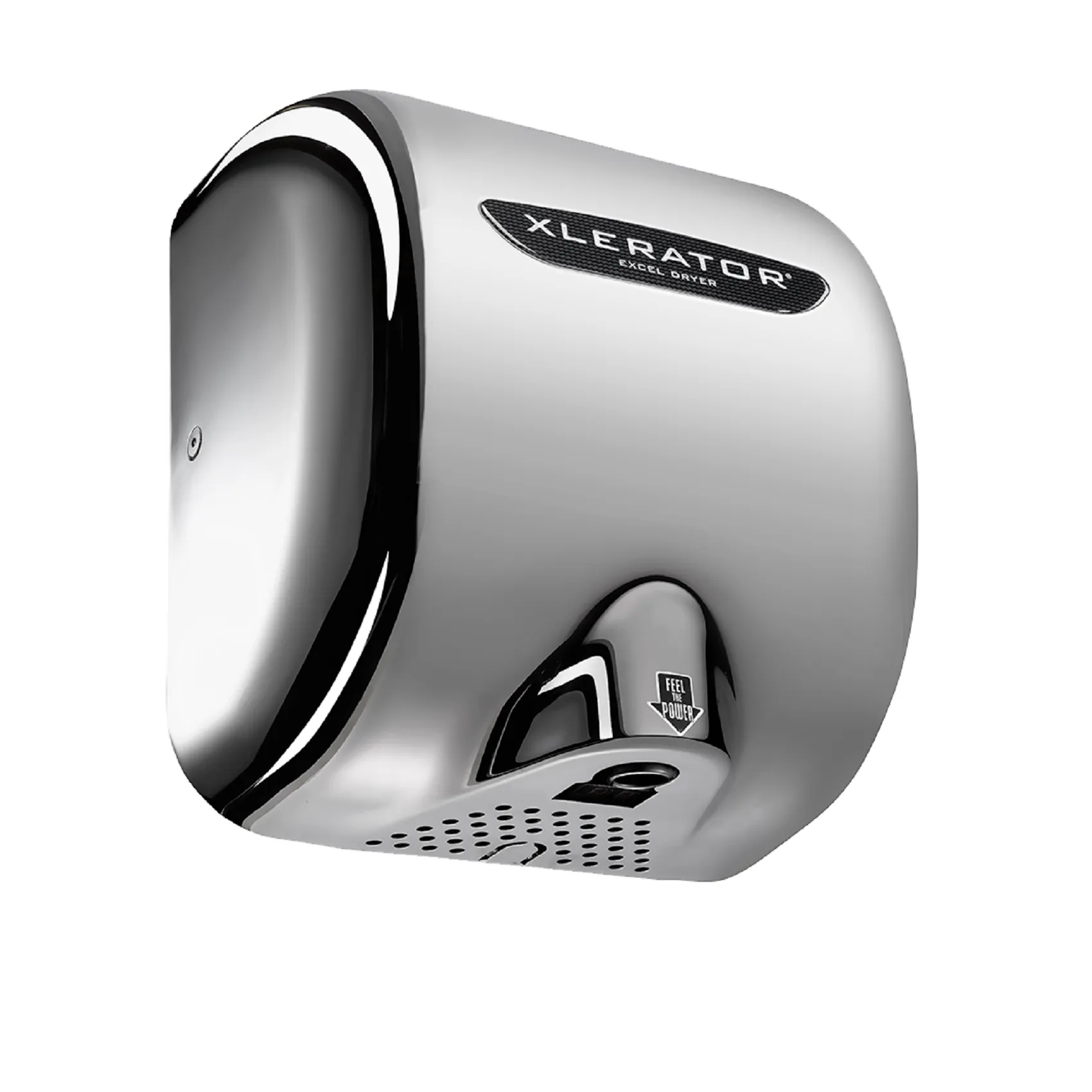 Excel Dryer XLERATOR® XL-CH Hand Dryer with HEPA Filter - Polished Chrome High Speed Automatic Surface-Mounted