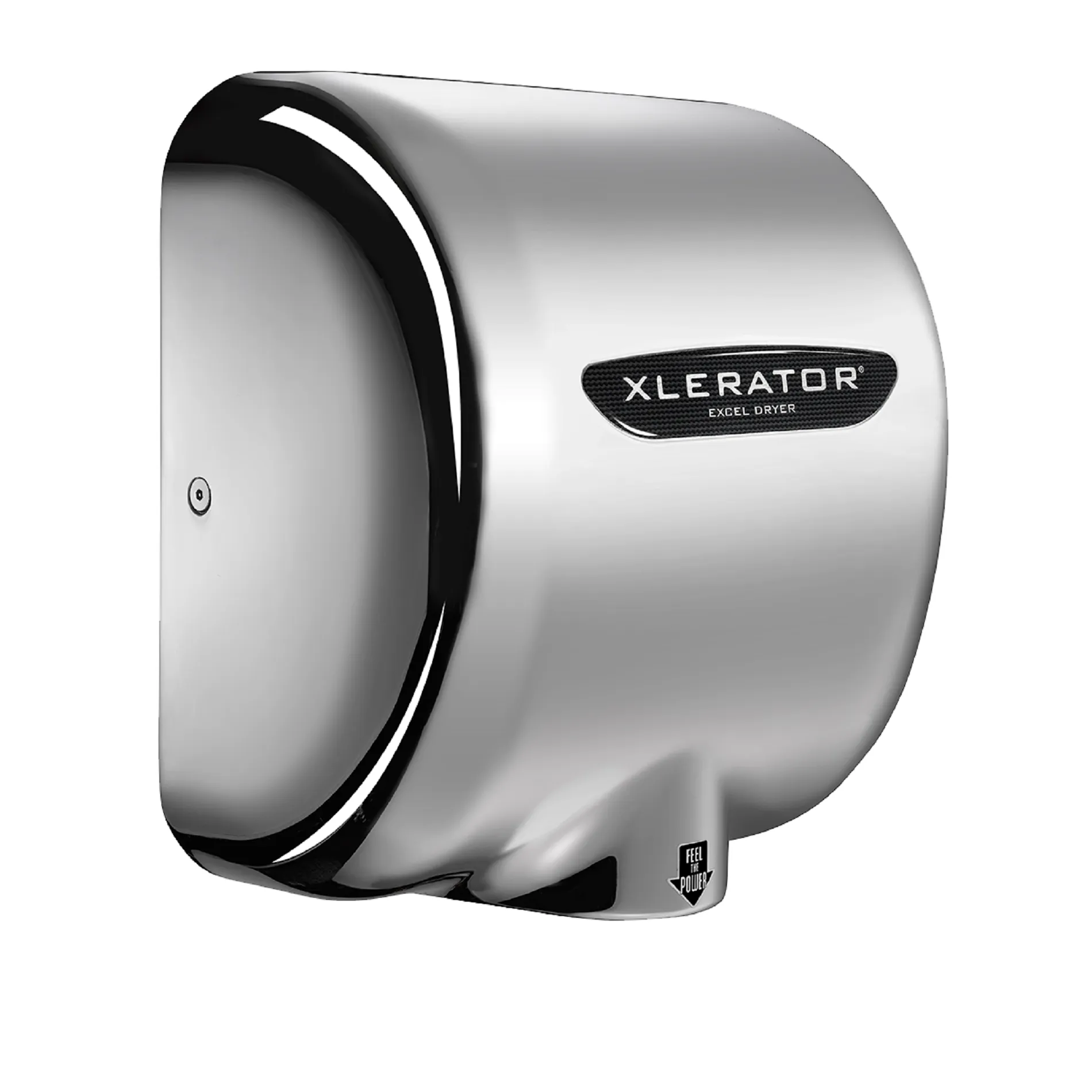 Excel Dryer XLERATOR® XL-CH Hand Dryer with HEPA Filter - Polished Chrome High Speed Automatic Surface-Mounted