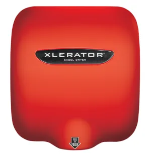 Excel Dryer XLERATOR® XL-SP (RED) Hand Dryer - Special Color RED on Zinc Alloy High Speed Automatic Surface-Mounted