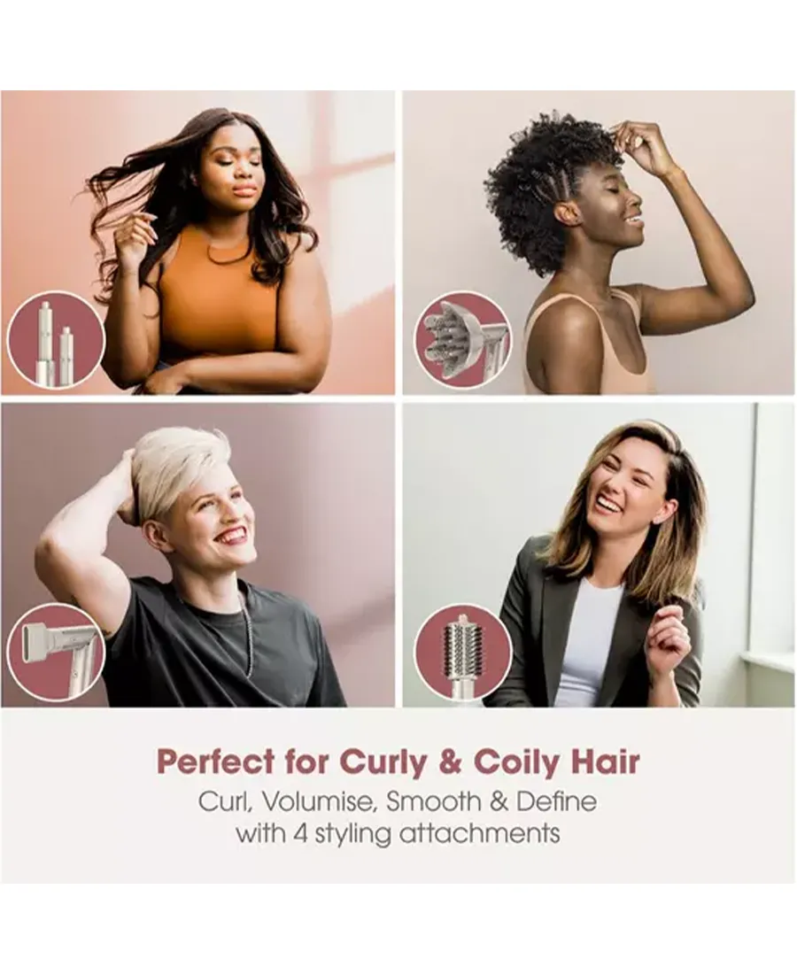 FlexStyle 4-in-1 Air Styler & Hair Dryer For Curly & Coily Hair | Stone