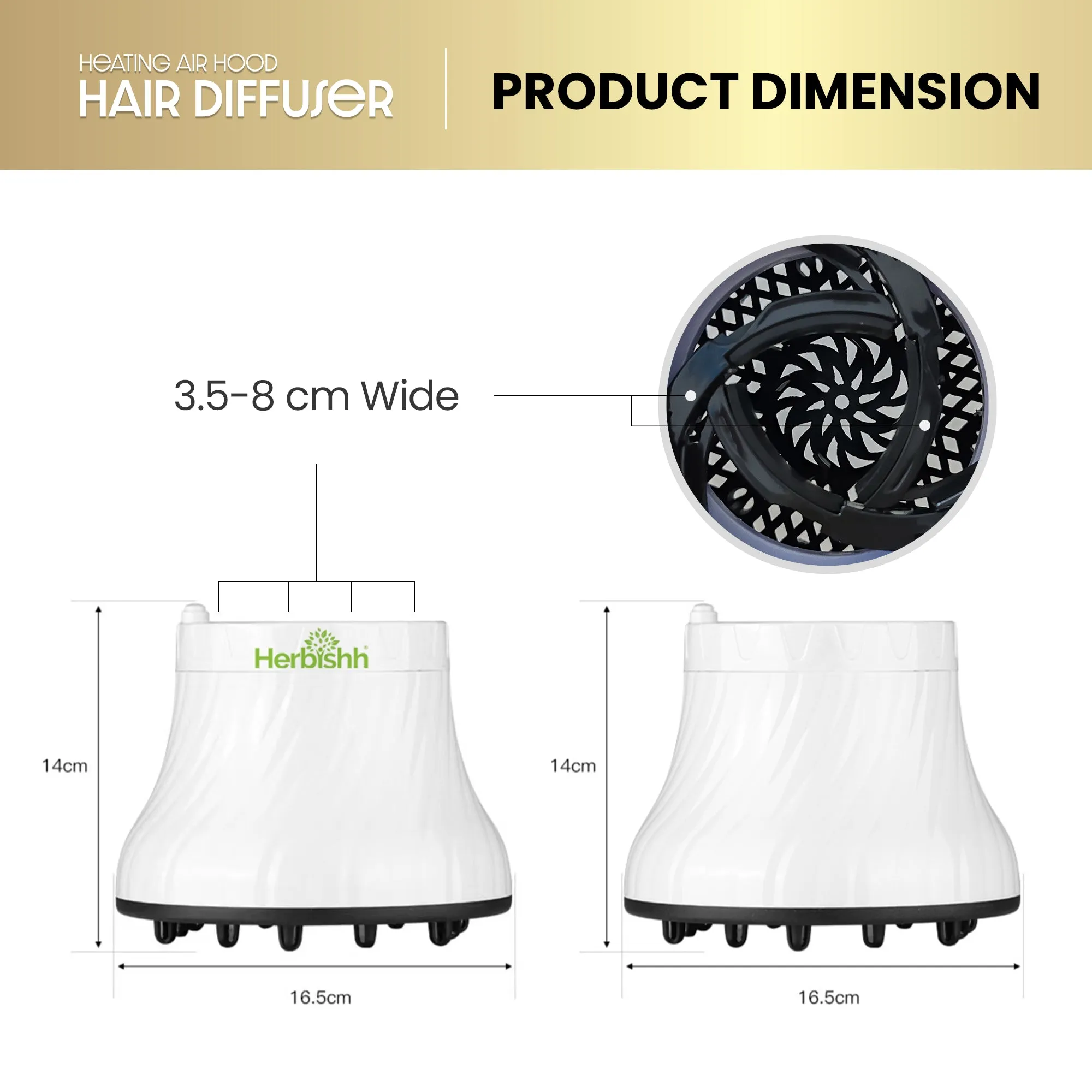 Herbishh Hair Dryer Diffuser