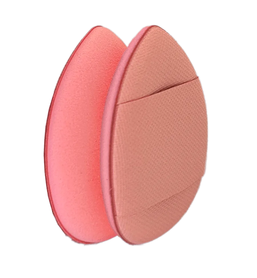 Hermania Finger-Size Sponges - Set of 4 (Pink/Cashmere)