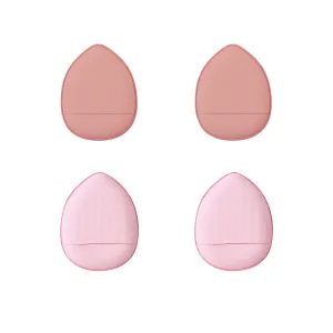 Hermania Finger-Size Sponges - Set of 4 (Pink/Cashmere)