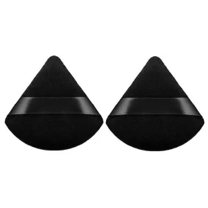 Hermania Wide Triangle Powder Puff - Set of 2