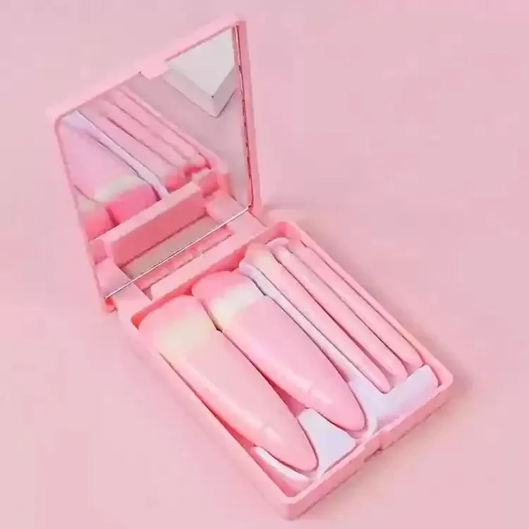 HUXIA BEAUTY 5pcs Korean Super Soft Makeup Brush Set