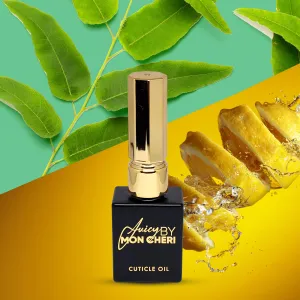 Juicy By Mon Cheri's Luxe Cuticle Oil: Golden Touch Model with 6 Irresistible Scents