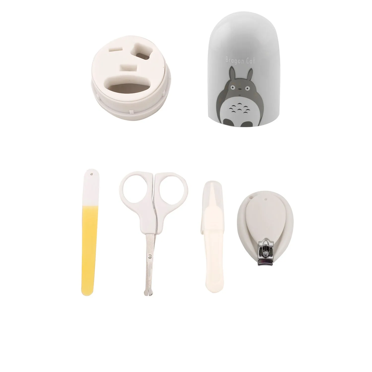 Lazy Cat Grey Nail Clipper Set
