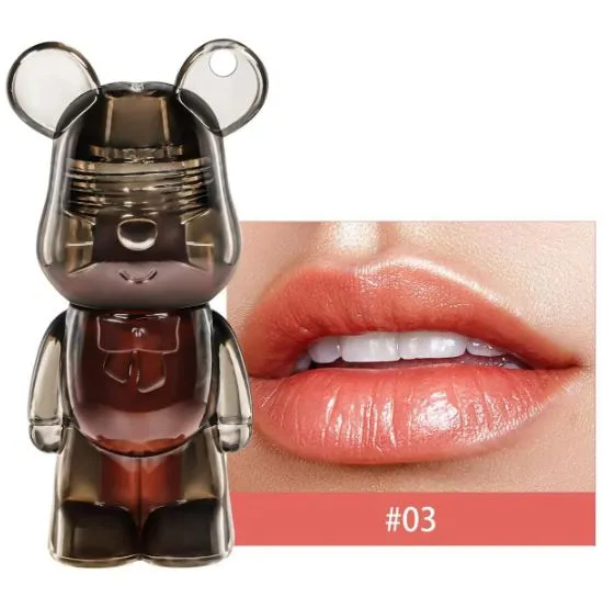 Miss Lara Bear Shape Liquid Lip Glaze Beauty Liquid Lip Gloss