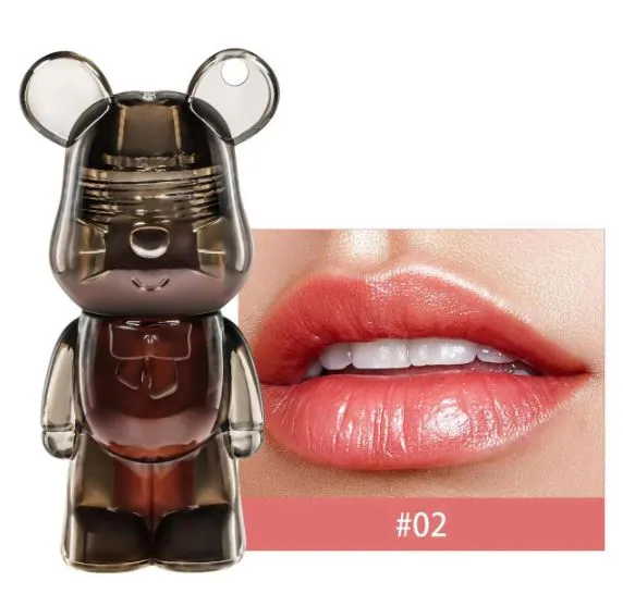 Miss Lara Bear Shape Liquid Lip Glaze Beauty Liquid Lip Gloss