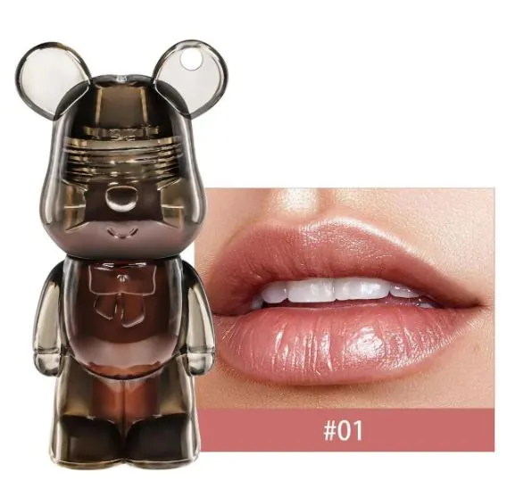 Miss Lara Bear Shape Liquid Lip Glaze Beauty Liquid Lip Gloss