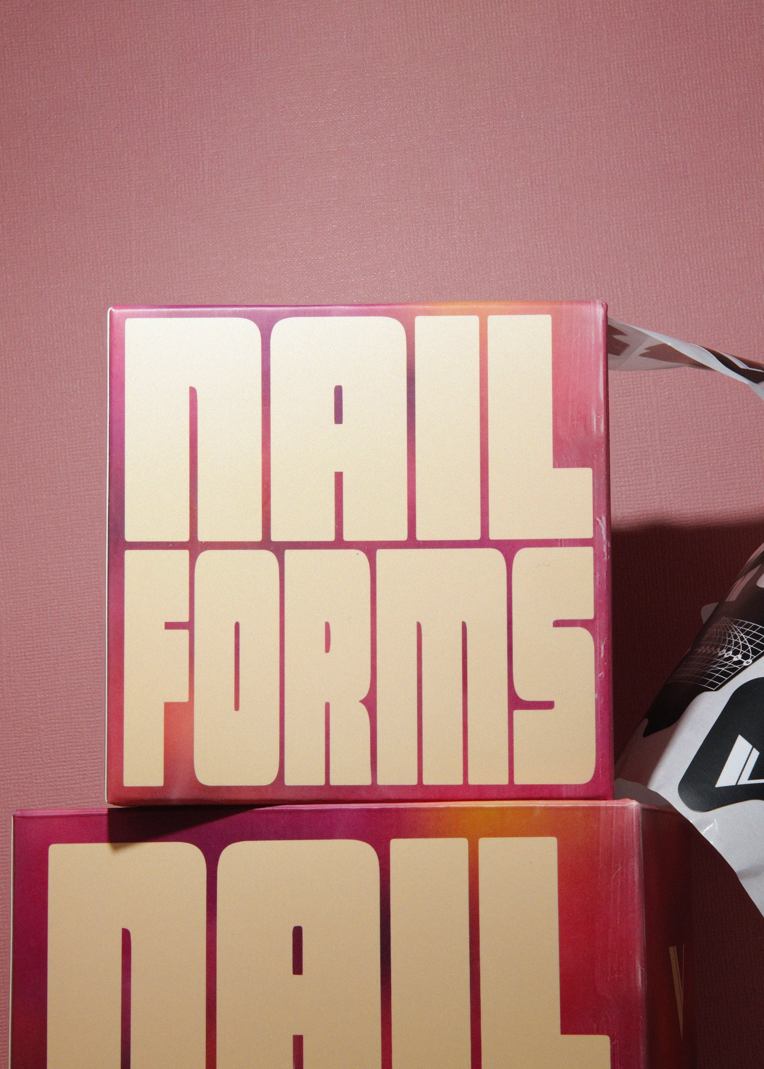 Nail Forms - Matte Black - Bundle
