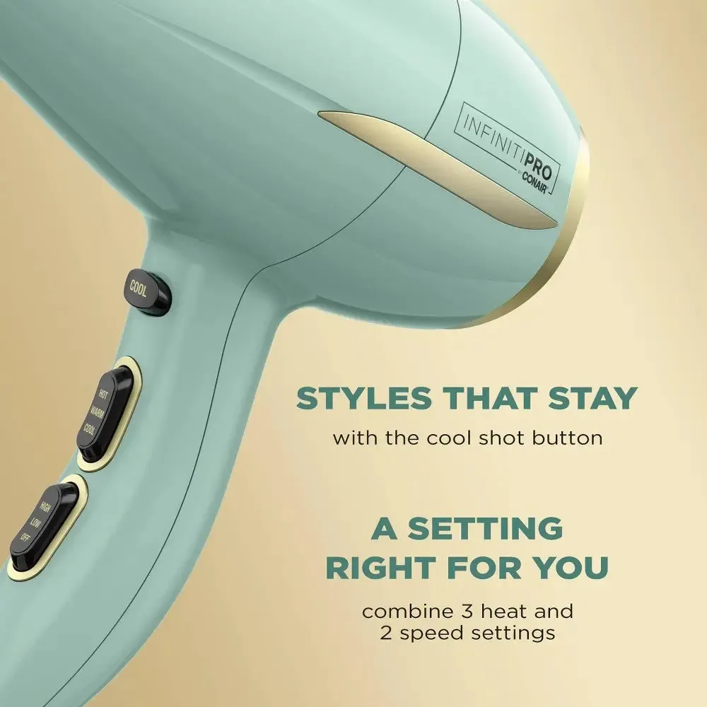 New - Conair InfinitiPRO Heat Protect Hair Dryer - 1875 Watt