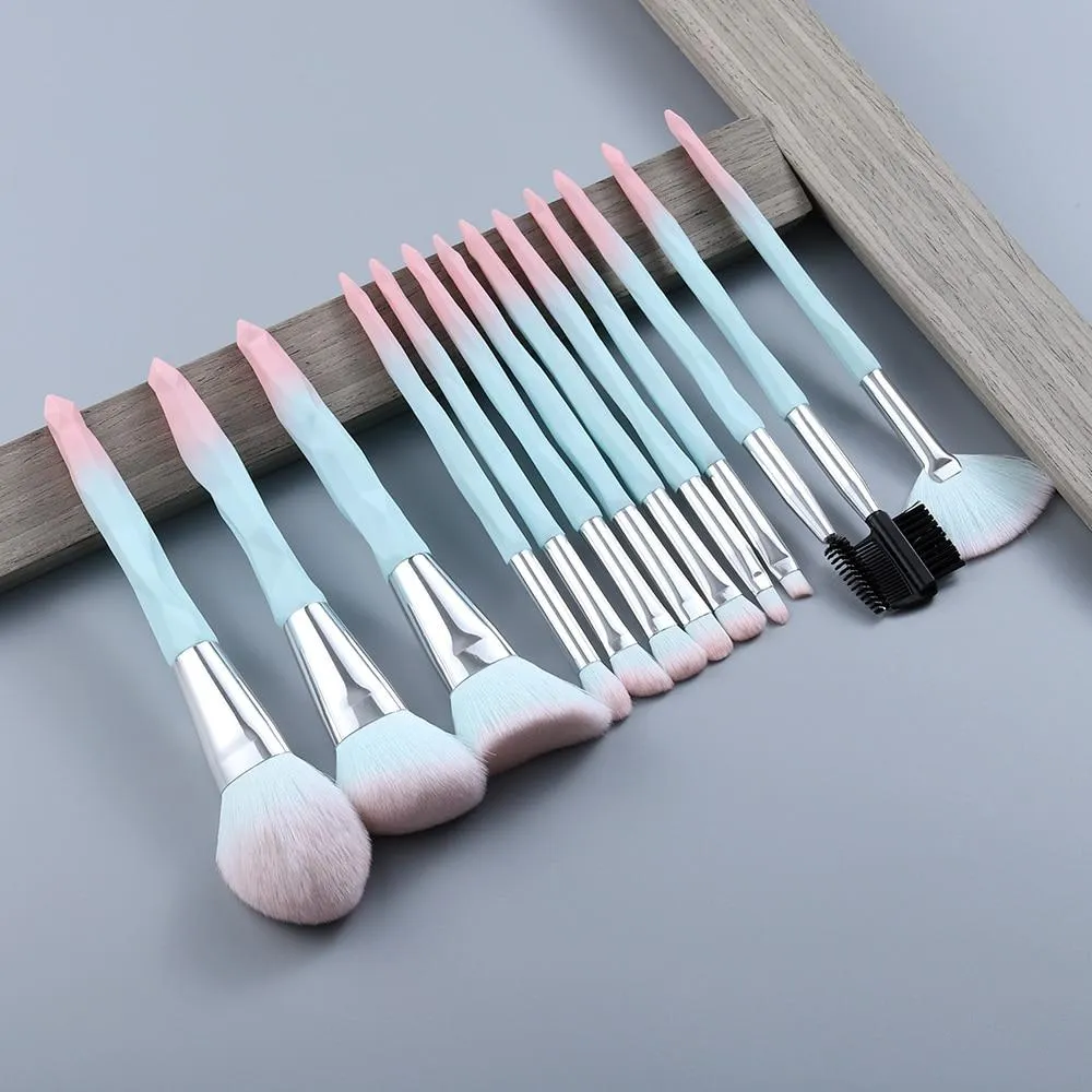 New Micron Crystalline Technology Design Makeup Brushes Set
