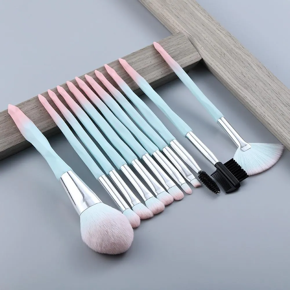 New Micron Crystalline Technology Design Makeup Brushes Set
