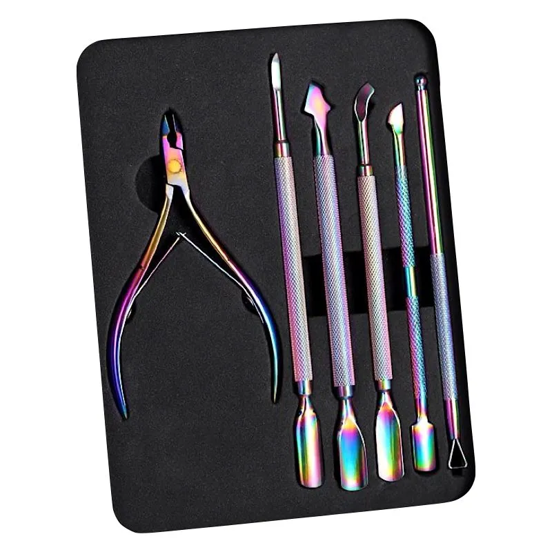 Nipper, Cuticle Pushers and Peeler Scraper - 6pcs Set