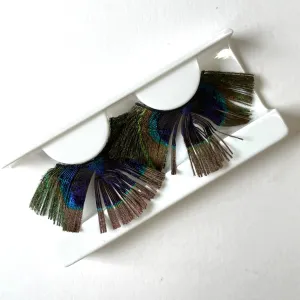 Peacock Feather Eyelashes - Natural ((SECONDS))