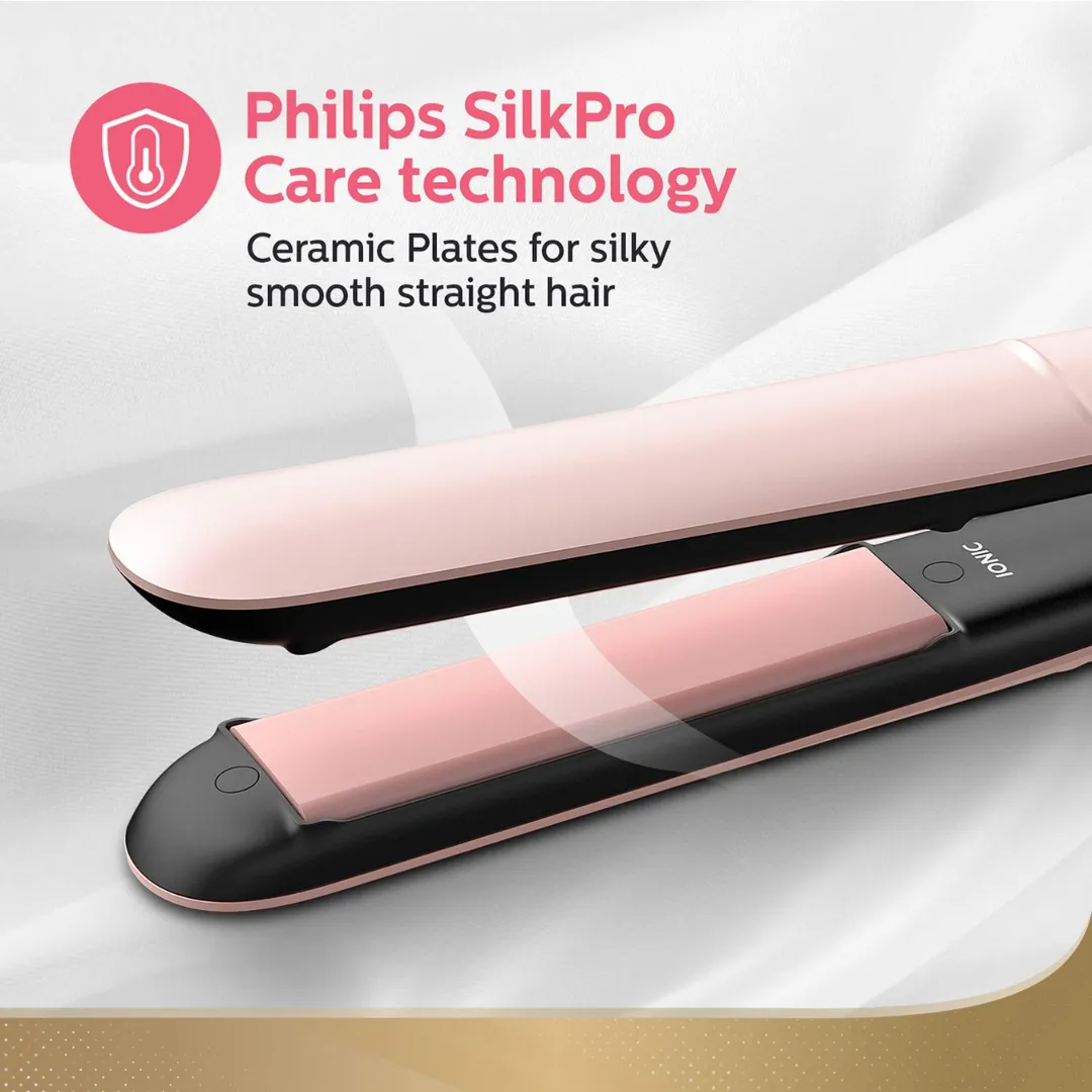 Philips BHS378/10 Kerashine Straightener (Pink)