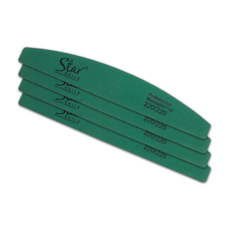 Premium Washable Half Moon File (220  Grit)