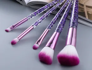 Professional Transparent Makeup Brushes Tool Set