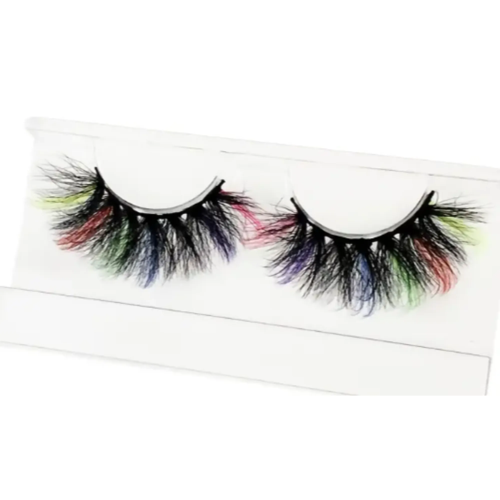 Rainbow False Eyelashes