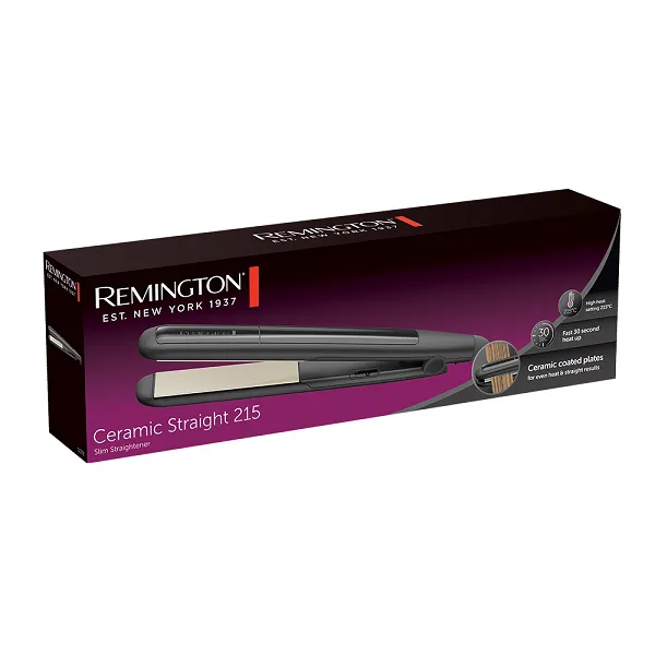 Remington - Ceramic Straight 215 Slim Straightener S1370