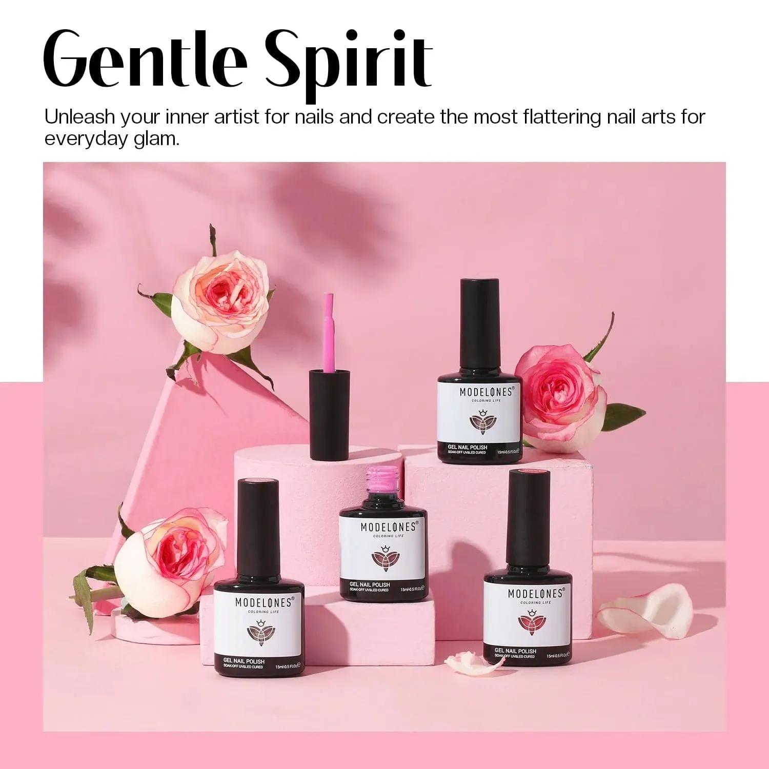 Rosy Pearl - Modelones Gel Nail Polish Inspire Gel 15ml