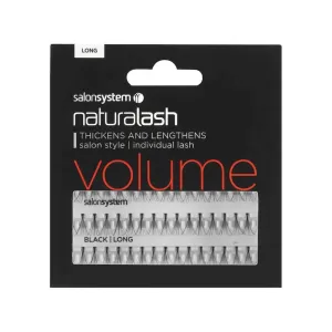 Salon System natrualash Flare Black Volume Individual Lashes