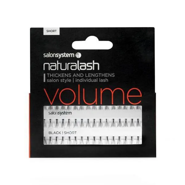 Salon System natrualash Flare Black Volume Individual Lashes