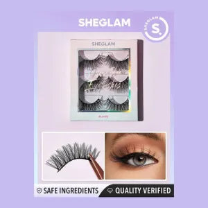 Sheglam  Natural False Eyelashes 3 Pairs