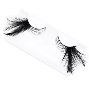 SIDE Long Feather Eyelashes - Black