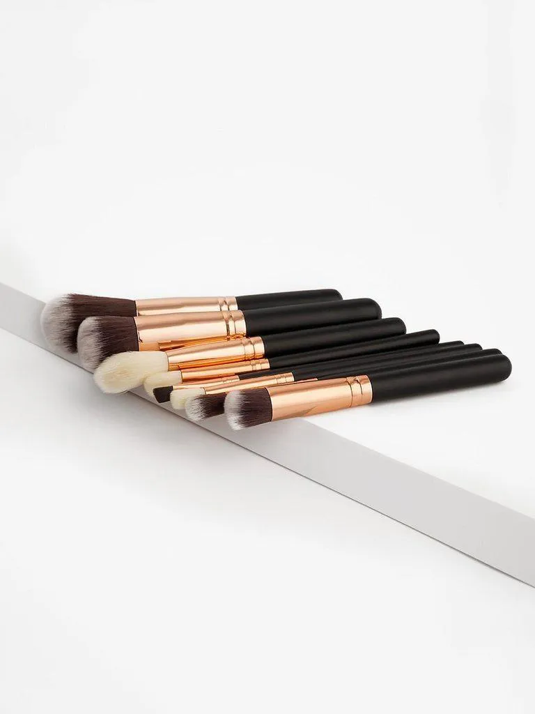 Soft Bristle Makeup Brush Set 8pcs