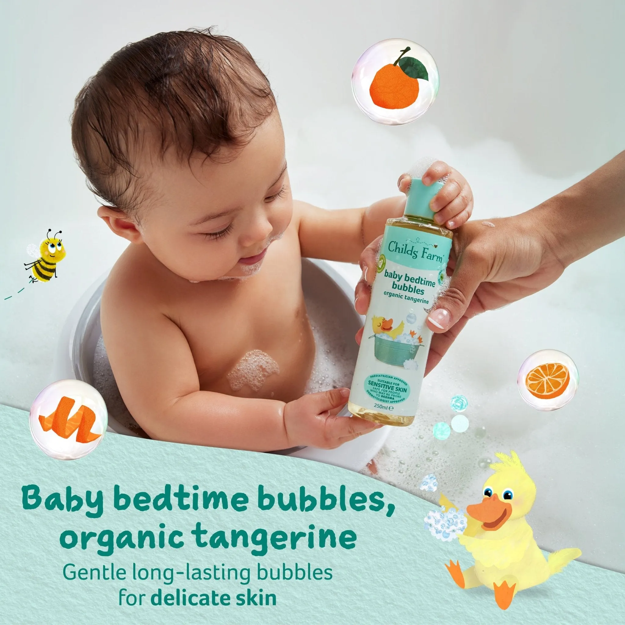 [STAFF] baby bedtime bubbles organic tangerine
