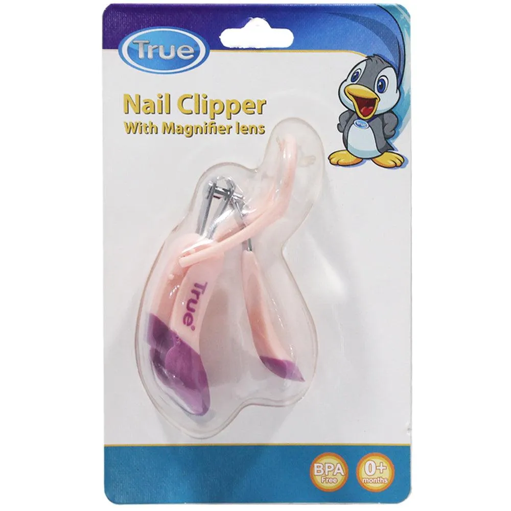 TRUE Baby Nail Clipper With Magnifier Lens